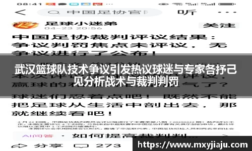 武汉篮球队技术争议引发热议球迷与专家各抒己见分析战术与裁判判罚